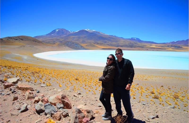 Laguna Tuyajto no Deserto do Atacama, Chile