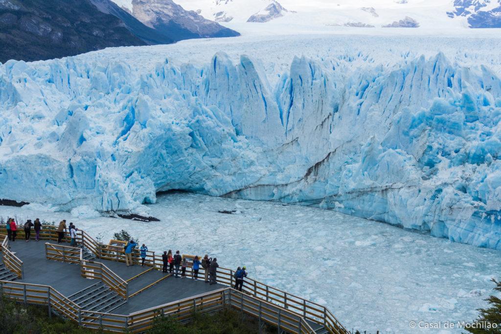 Passarelas no Glaciar Perito Moreno, El Calafate, Patangônia Argentina