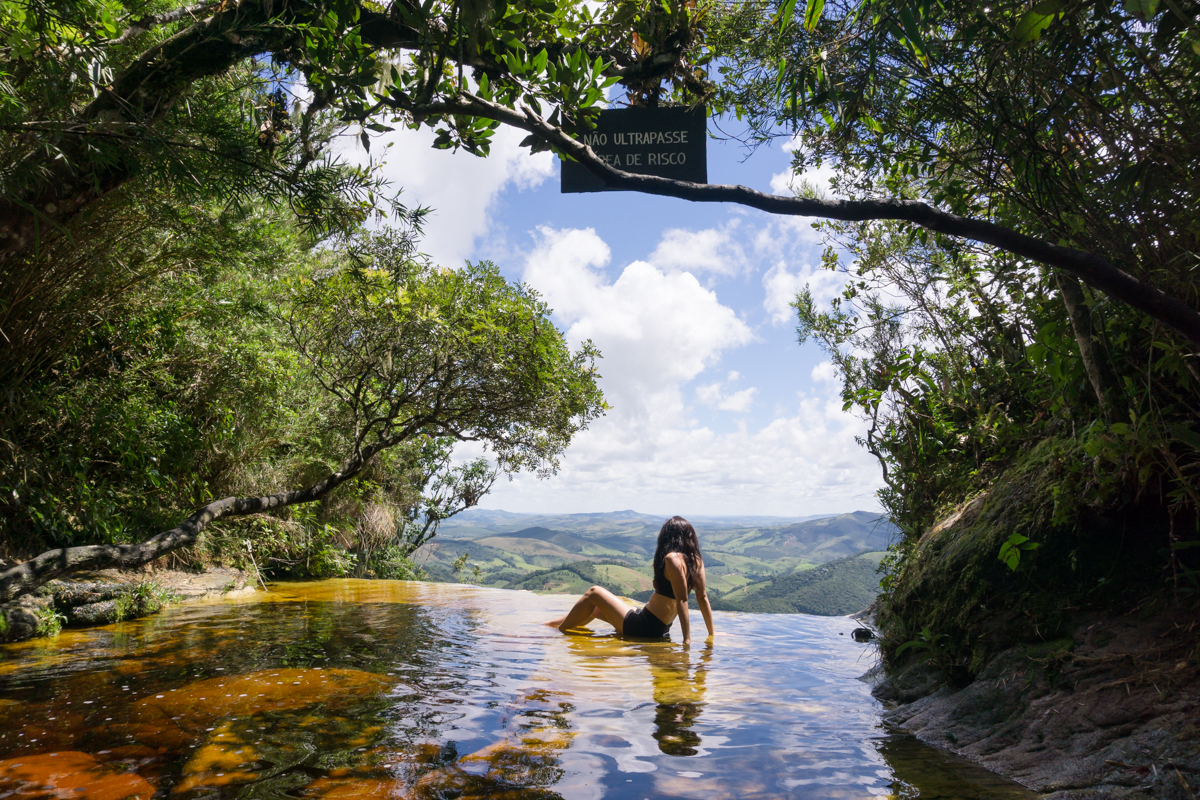 Cachoeira Janela do Céu em Conceição de Ibitipoca, Minas Gerais