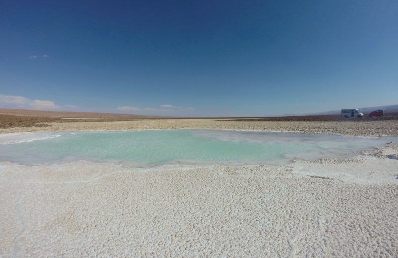 Lagoa de sal, Laguna Escondida, Atacama