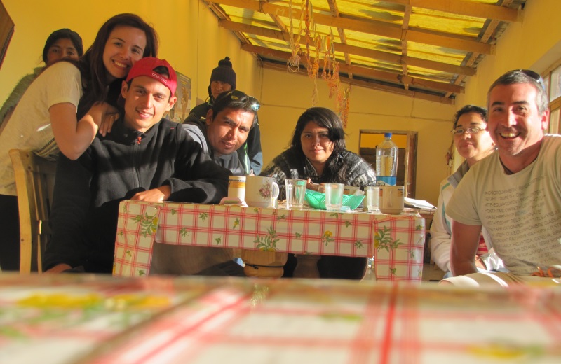 Nossos amigos durante o tour ao Salar de Uyuni.