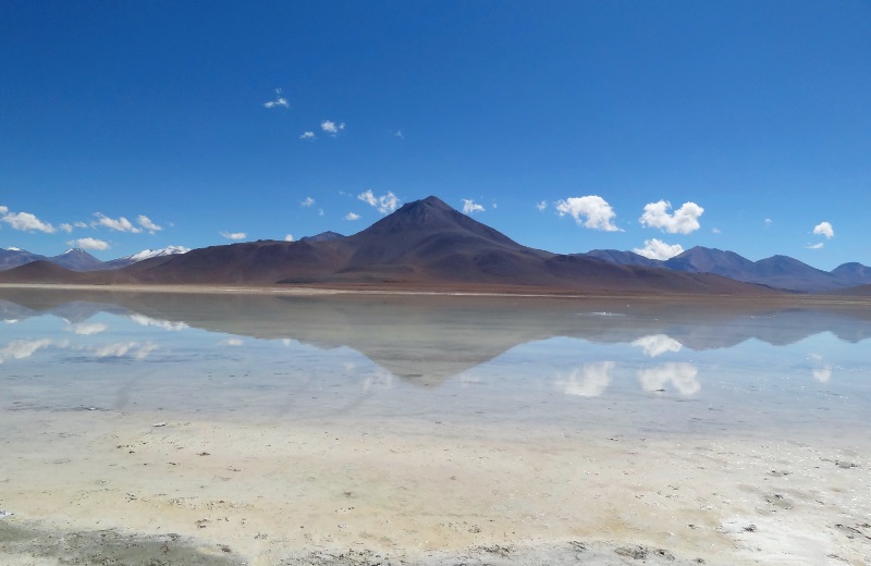 Laguna Blanca no tour ao Salar de Uyuni, Bolívia