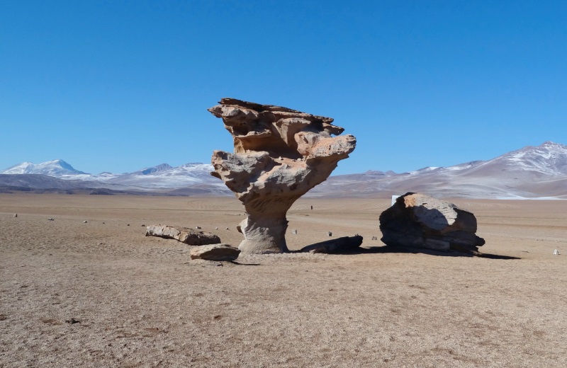 Árbol de Piedra, no tour ao salar de Uyuni, Bolívia