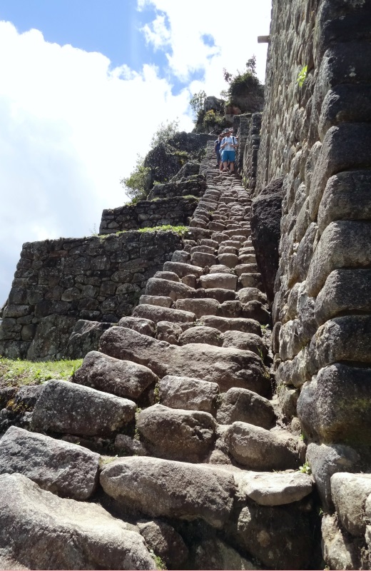 Escadas no Waynapicchu