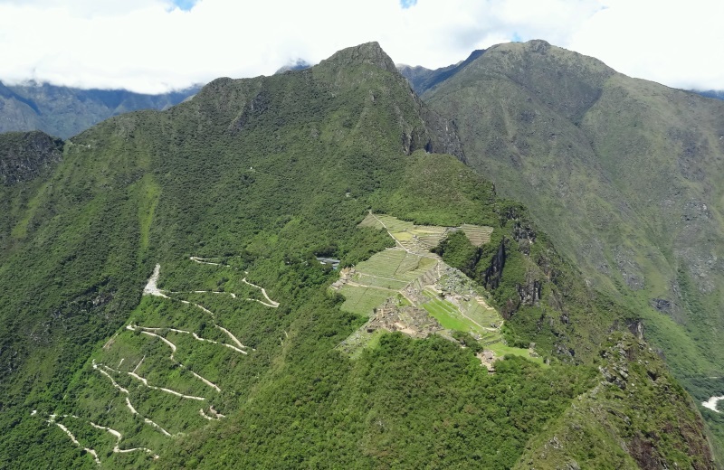 Vista de Machu Picchu do Waynapicchu