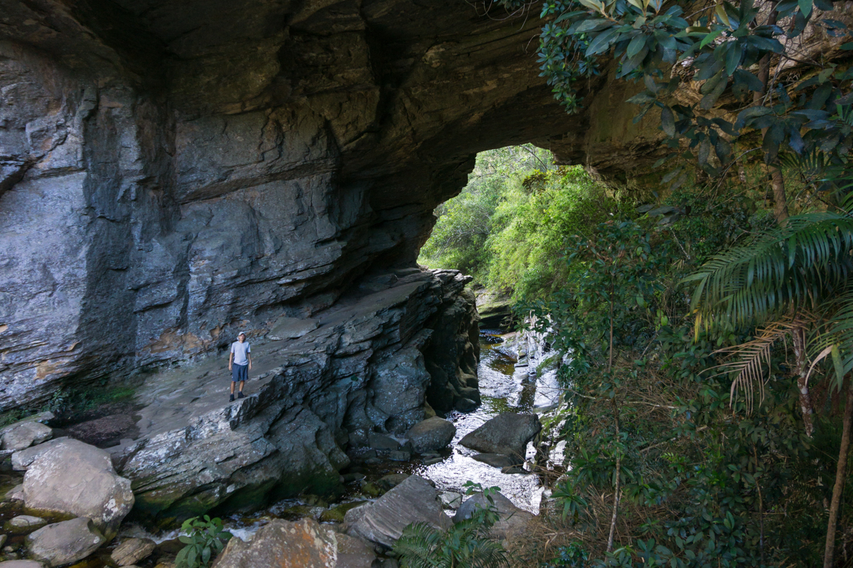Ponte de Pedra no Parque Estadual do Ibitipoca, Minas Gerais
